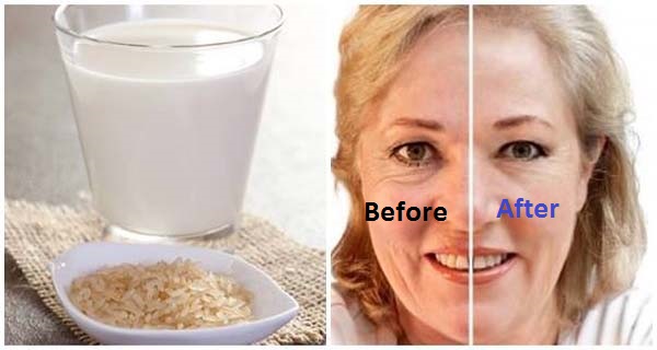 Rice and milk face mask